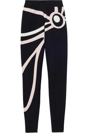 Puccini Leggins deportivos con motivo Marmo en jacquard