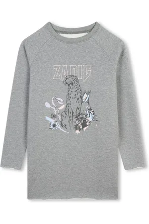 Zadig & Voltaire Vestido corto con motivo de leopardo