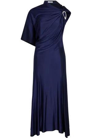 Paco rabanne Vestido midi drapeado