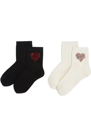 Karl Lagerfeld Pack de dos pares de calcetines K/Heart