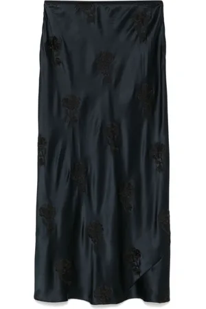 Dorothee Schumacher Falda midi con bordado floral