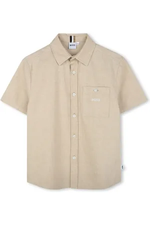 HUGO BOSS Camisa con logo bordado
