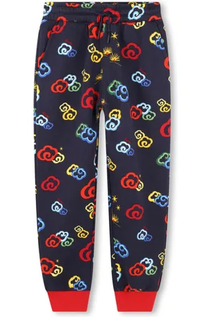 Kenzo Pantalones de chándal con estampado gráfico