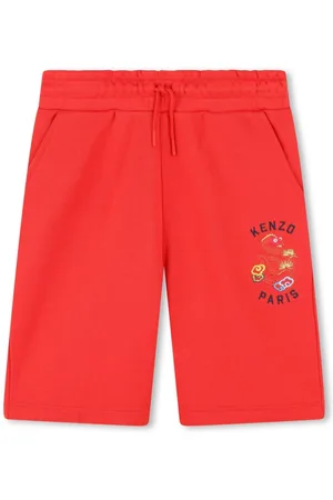 Kenzo Pantalones cortos de chándal con serpiente bordada