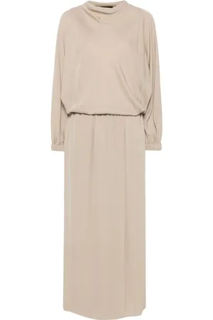 Giorgio Armani Vestido midi de seda