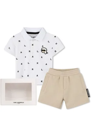 Karl Lagerfeld Set con bermudas y parche Ikonik Karl