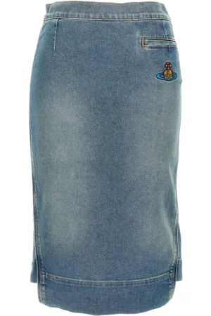 Vivienne Westwood Falda con logo Orb bordado