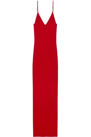 VERSACE Slip dress midi Safety Pin