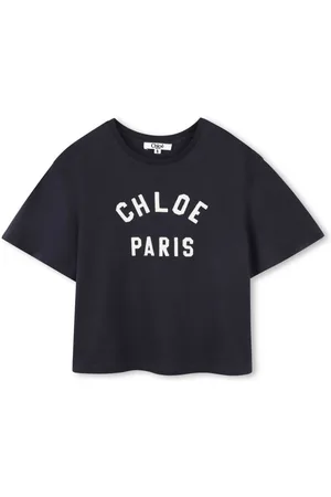 Chloé Camiseta con logo bordado