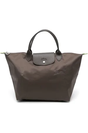 Longchamp Bolso shopper Le Pliage Green mediano