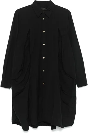 Comme des Garçons Vestido corto con efecto envejecido