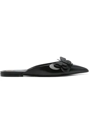VALENTINO GARAVANI Slippers con aplique de mariposa
