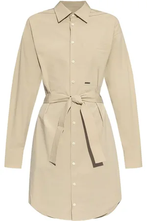 Dsquared2 Vestido camisero midi con botones