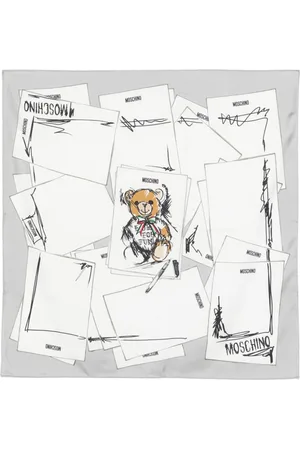 Moschino Fular con motivo Teddy Bear