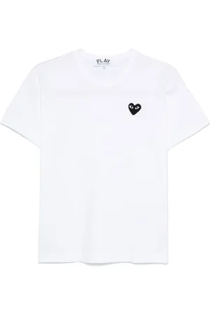 Comme des Garçons Camiseta con parche de corazón