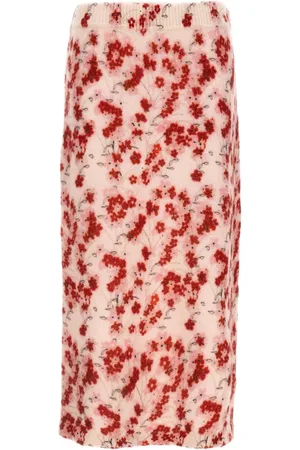 Bernadette Falda de punto con estampado floral