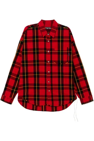 MASTERMIND Camisa a cuadros tartán