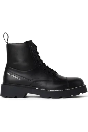 Karl Lagerfeld Botas con paneles elásticos