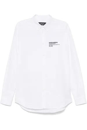 Dsquared2 Camisa con logo estampado