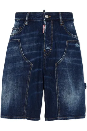 Dsquared2 Pantalones vaqueros cortos con cremallera