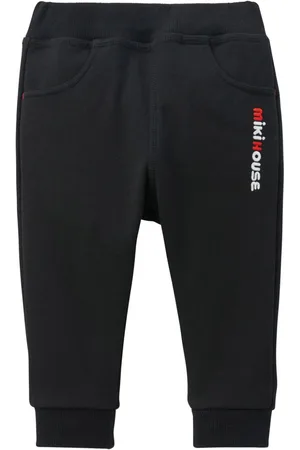 Miki House Pantalones de chándal con logo bordado