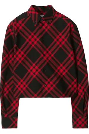 Burberry Camisa corta a cuadros