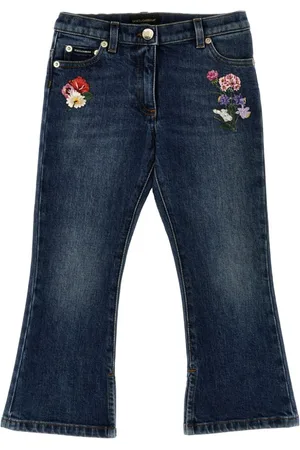 Dolce & Gabbana Vaqueros con bordado floral