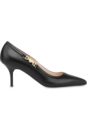 Moschino Zapatos de tacón con placa del logo