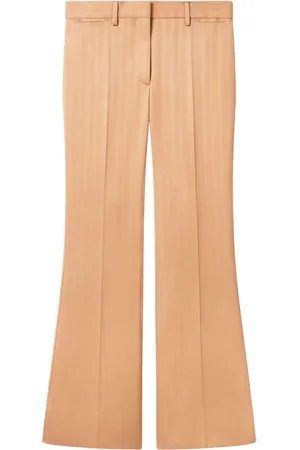 Stella McCartney Pantalones de talle bajo a rayas