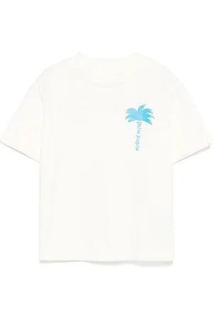 Palm Angels Camiseta con motivo de palmeras