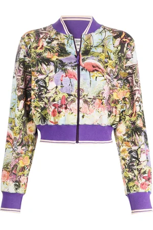 Jean Paul Gaultier Chaqueta bomber liviana con estampado 2000