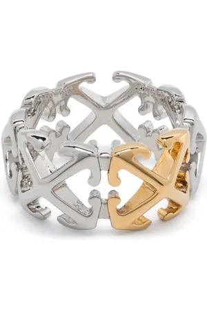 OFF-WHITE Anillo Arrow Bicolor