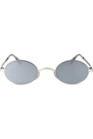 MYKITA Gafas de sol espejadas con montura redonda