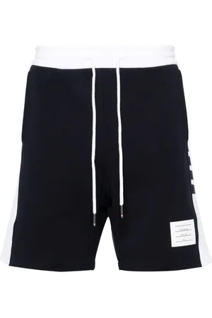 Thom Browne Pantalones cortos de chándal de talle medio
