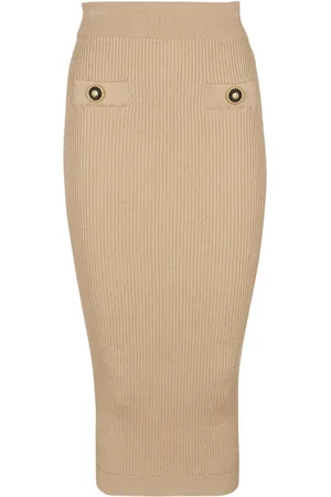 Balmain Falda de canalé