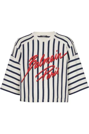 Balmain Camiseta a rayas