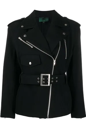 Jean Paul Gaultier Chaqueta biker con cinturón 1990