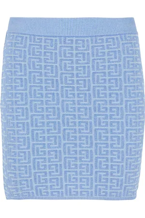 Balmain Falda Labyrinth en jacquard