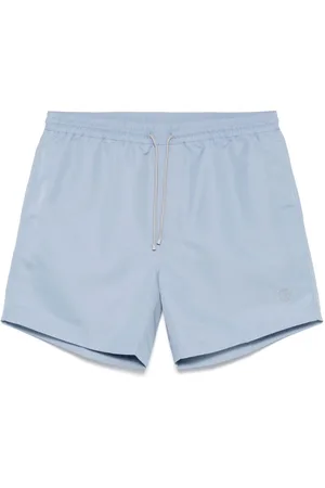 Brunello Cucinelli Bañador con logo bordado