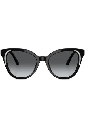 Swarovski Gafas de sol oversize con apliques de cristal
