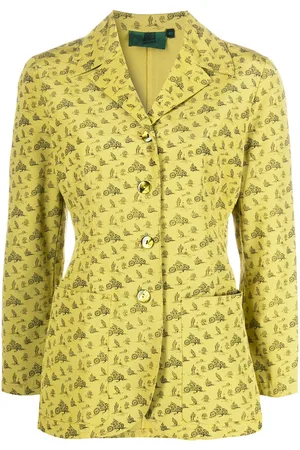 Jean Paul Gaultier Chaqueta con estampado Junior 1991