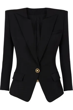 Balmain Blazer con efecto grain de poudre