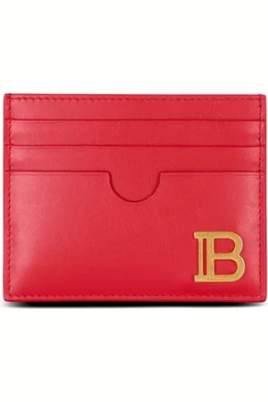 Balmain Tarjetero con placa del logo