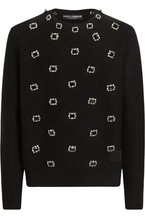 Dolce & Gabbana Jersey con botones enjoyados
