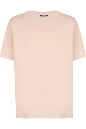 Balmain Camiseta con logo bordado