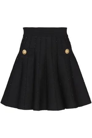Balmain Falda a rayas brillantes