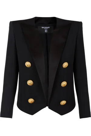 Balmain Blazer con efecto grain de poudre