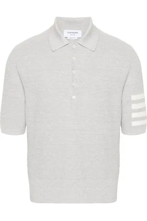 Thom Browne Polo con motivo 4-Bar