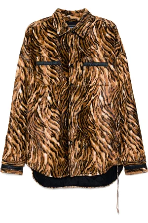 MASTERMIND Chaqueta con motivo de leopardo
