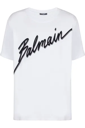 Balmain Camiseta con logo estampado